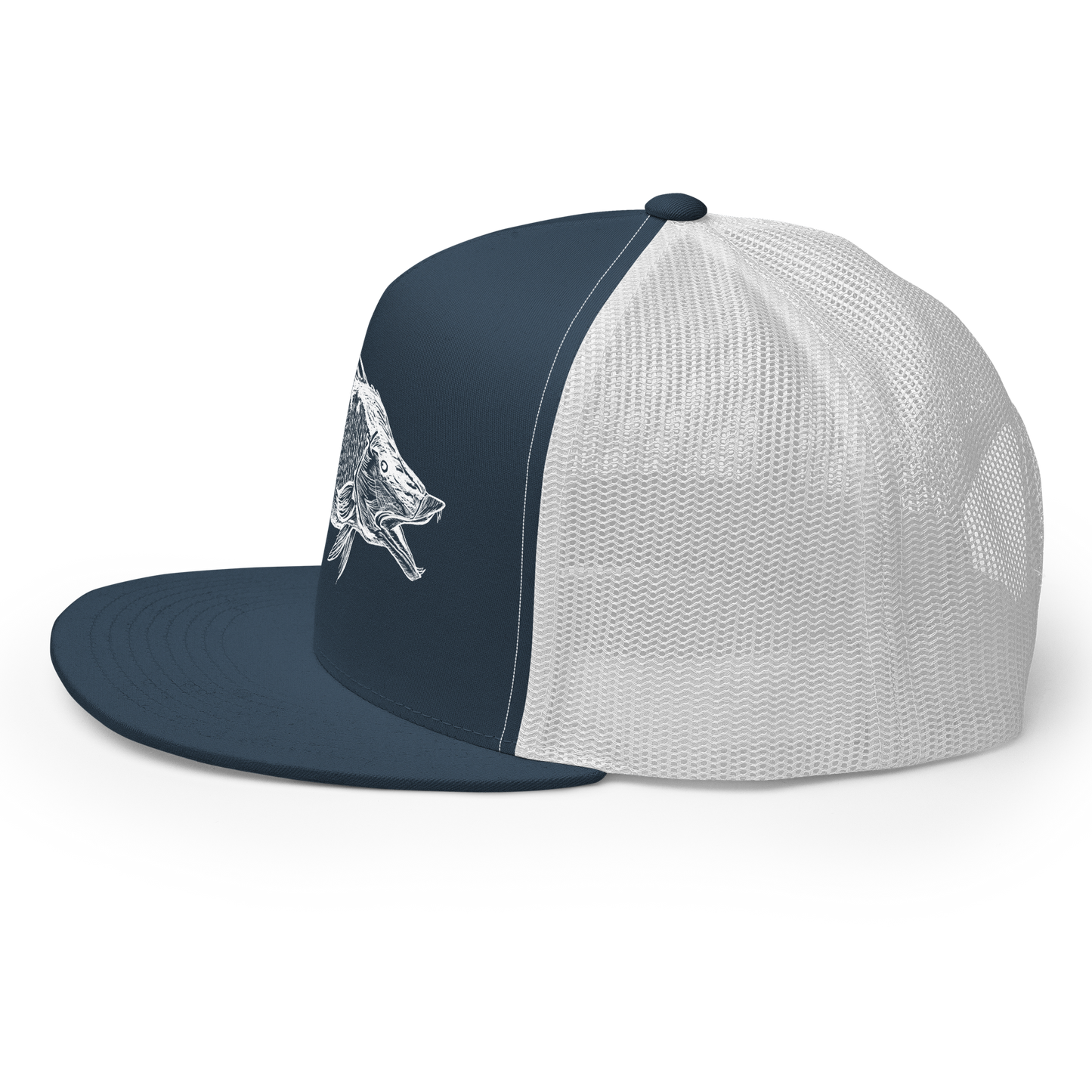 Signature White Hogfish Trucker Cap