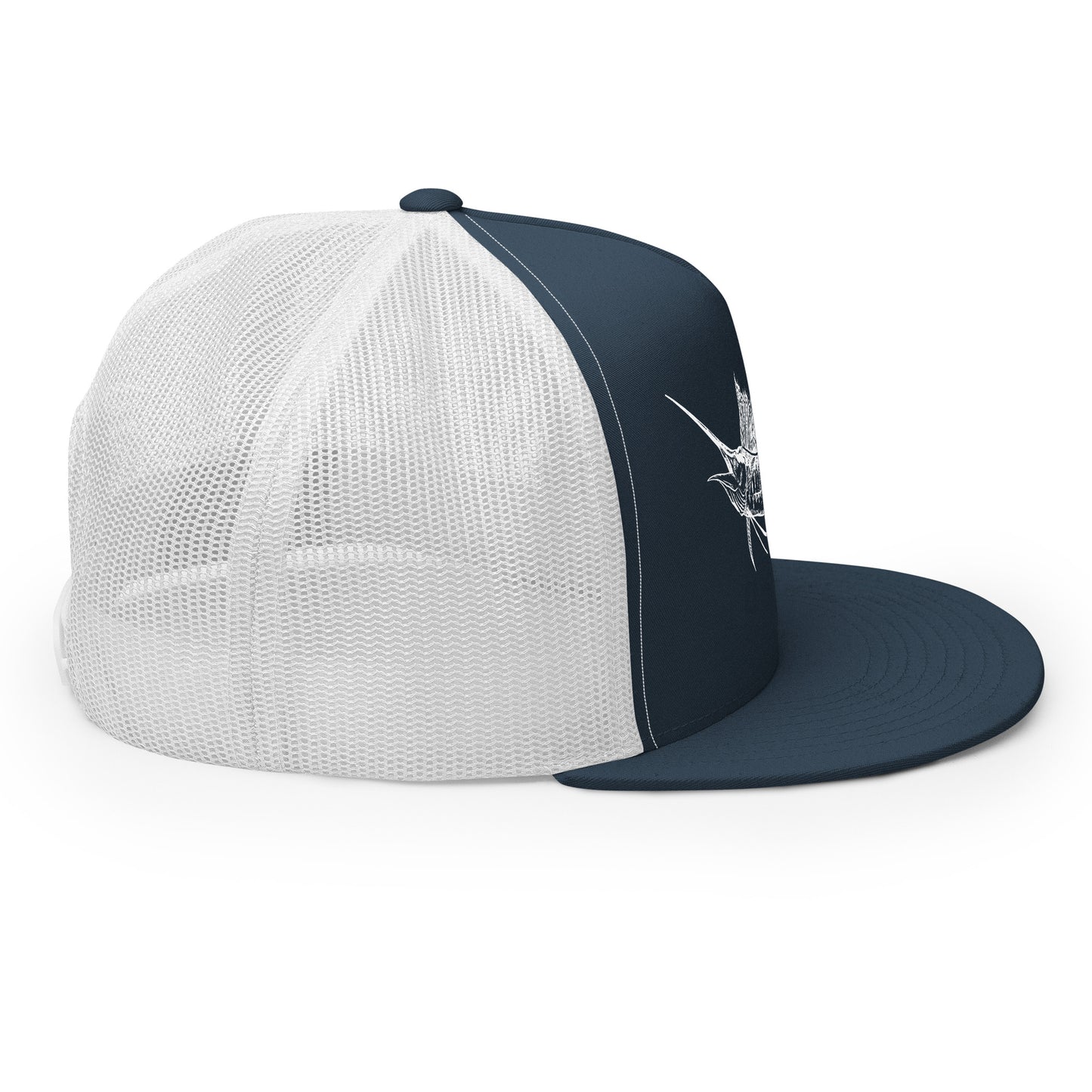 Signature White Sailfish Trucker Cap