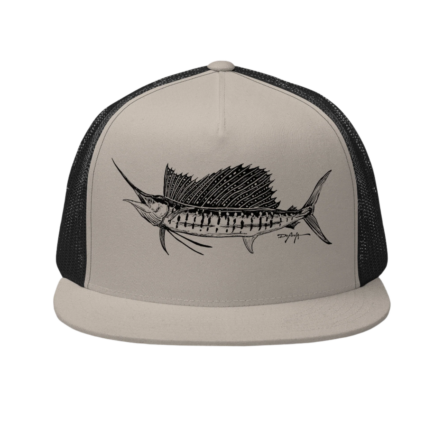 Signature Black Sailfish Trucker Cap