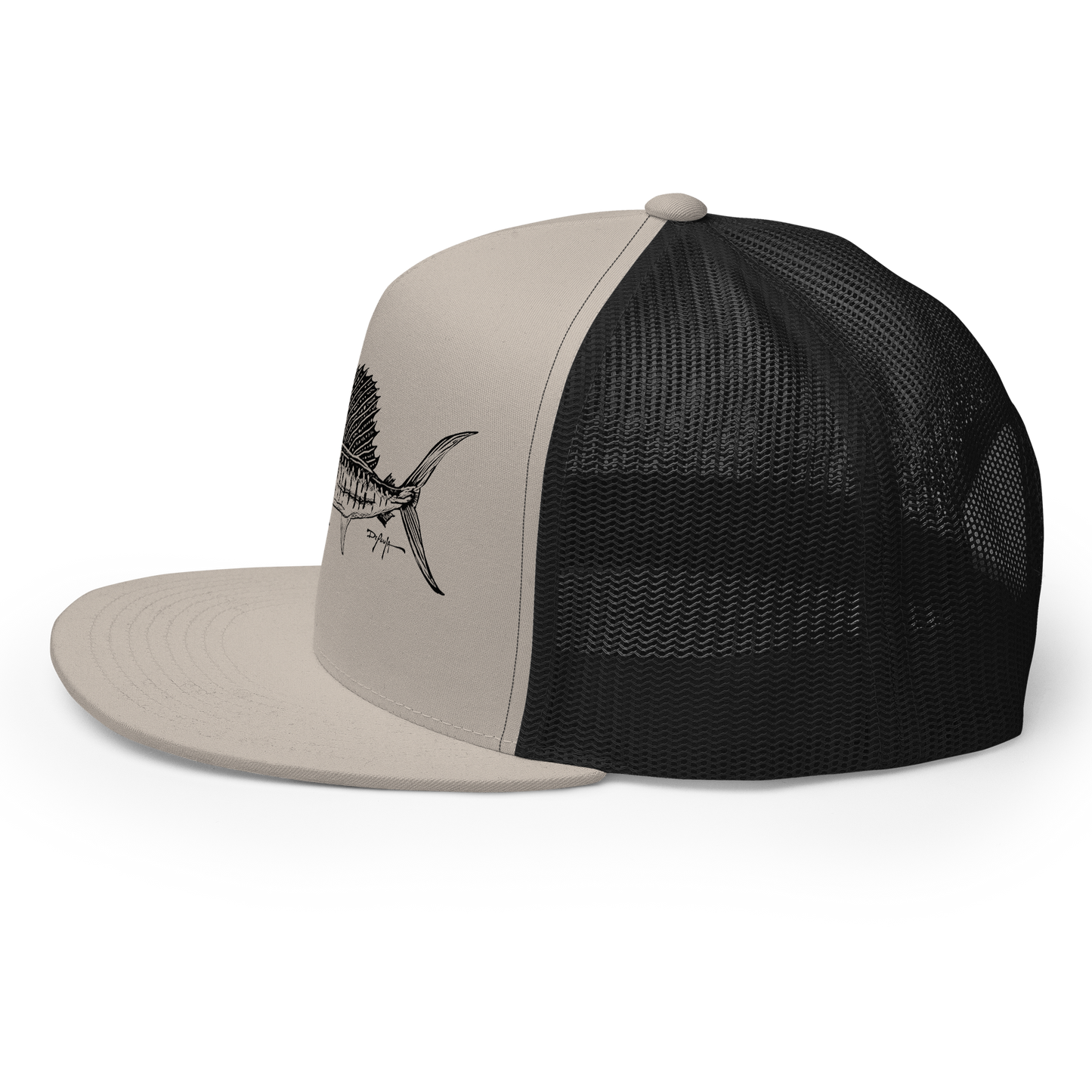 Signature Black Sailfish Trucker Cap