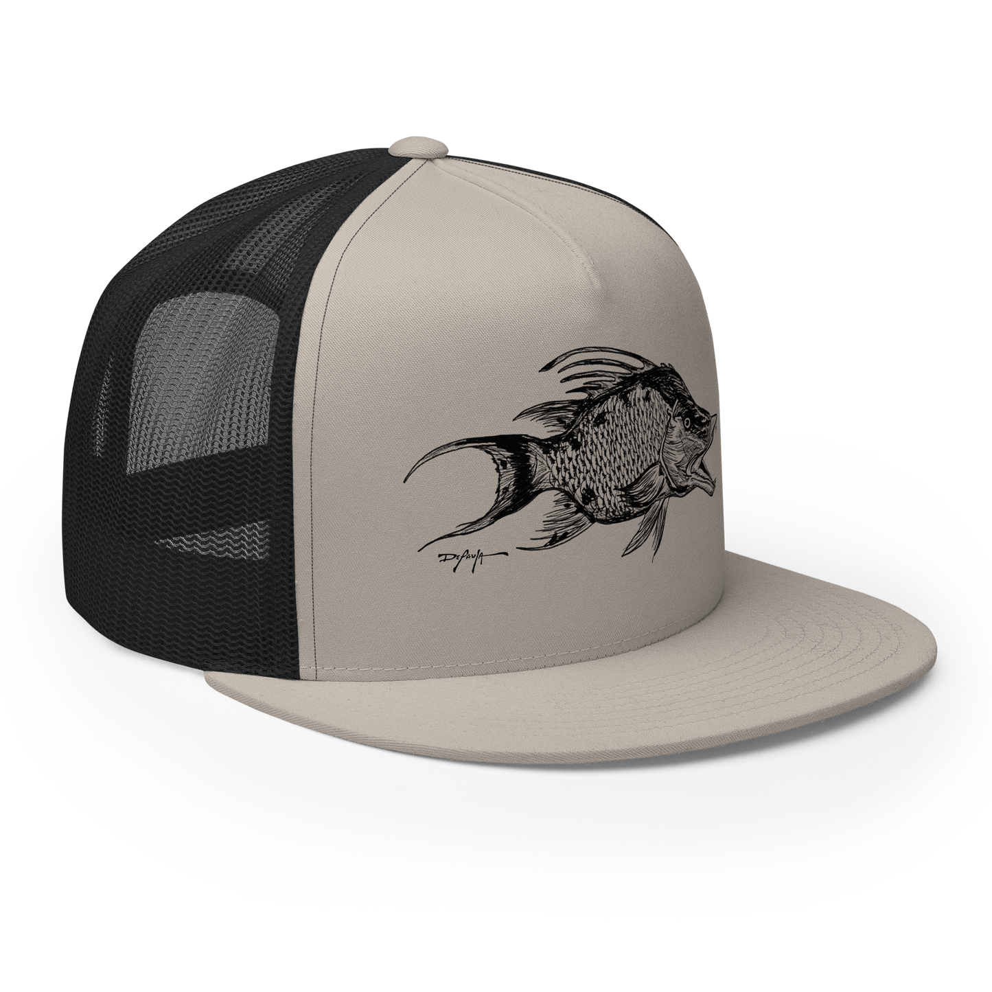 Signature Black Hogfish Trucker Cap