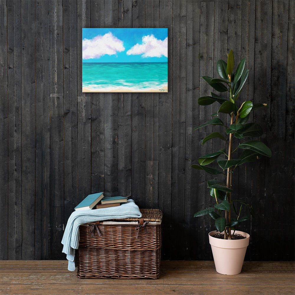 Caribbean Blues Fine Art Canvas