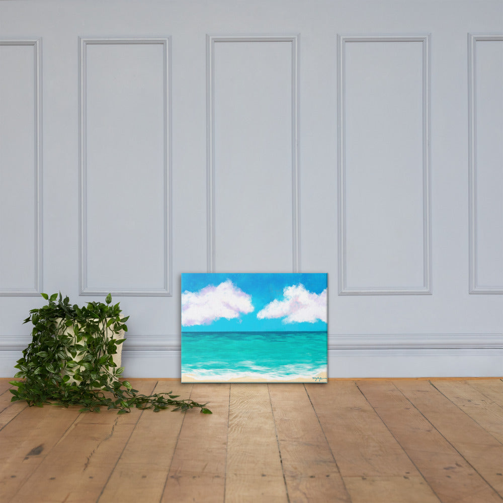 Caribbean Blues Fine Art Canvas